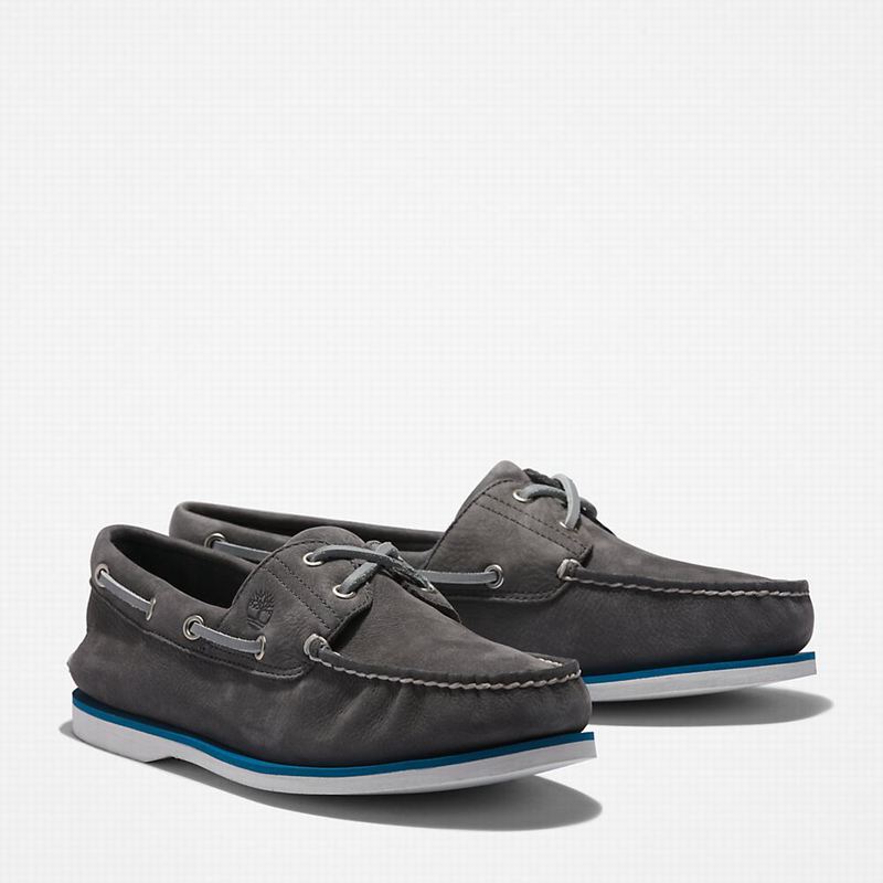 Timberland 2-Eye Classic Boat Shoes Grey | 36833327