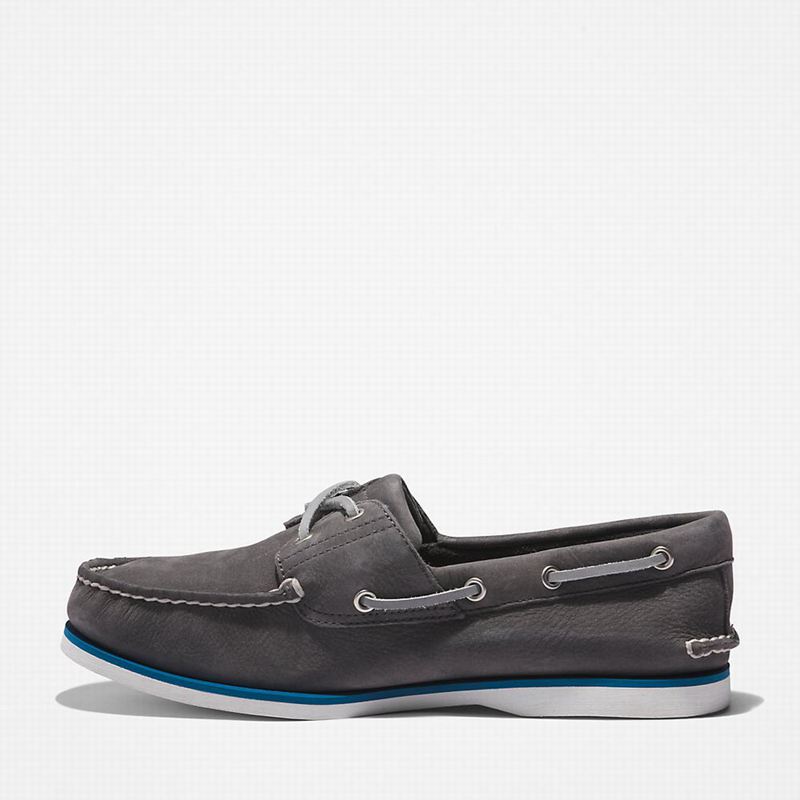 Timberland 2-Eye Classic Boat Shoes Grey | 36833327