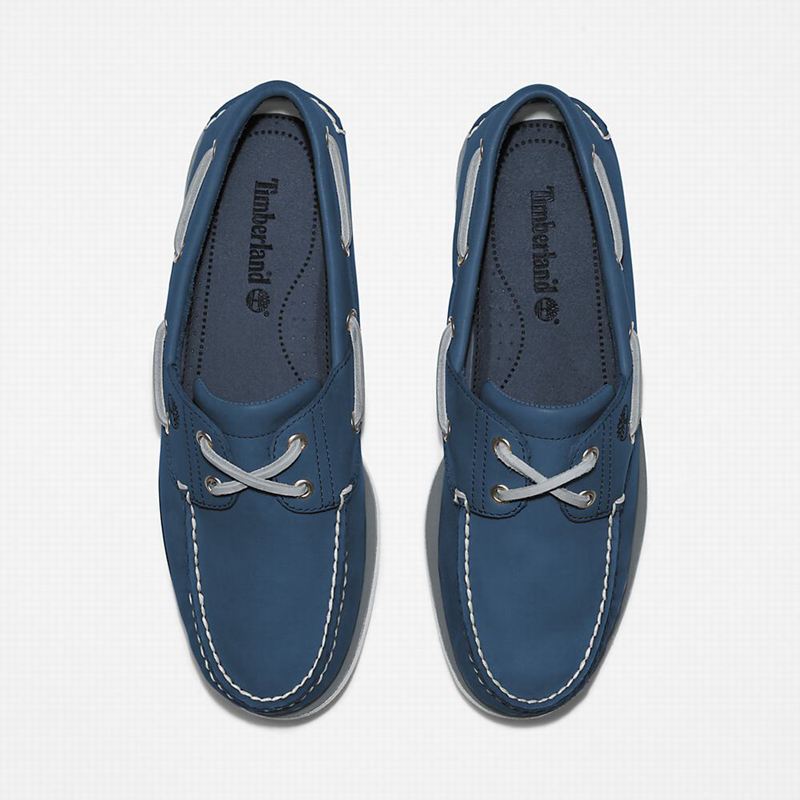 Timberland 2-Eye Classic Boat Shoes Navy | 21519121