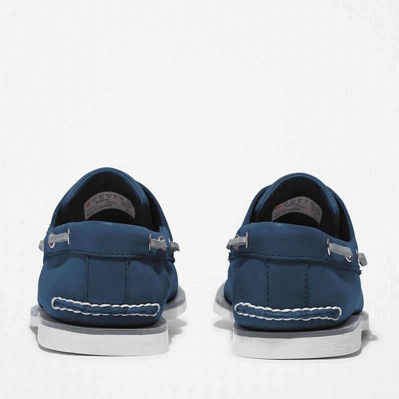 Timberland 2-Eye Classic Boat Shoes Navy | 21519121