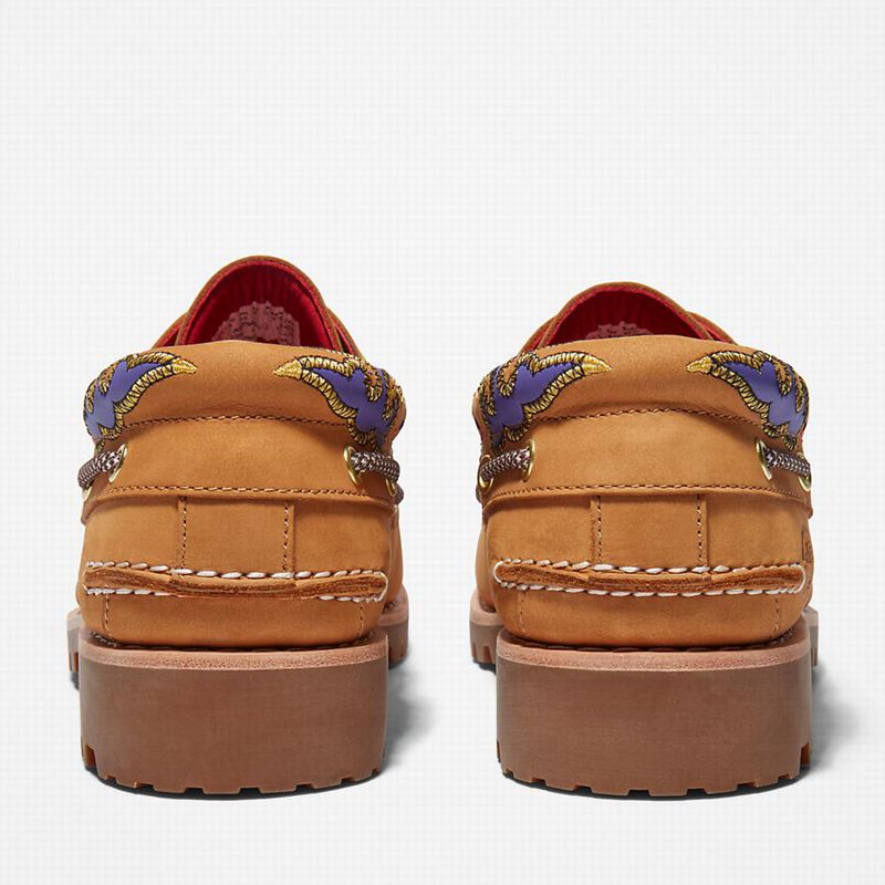 Timberland 3-Eye Boat Shoes Yellow | 51398421