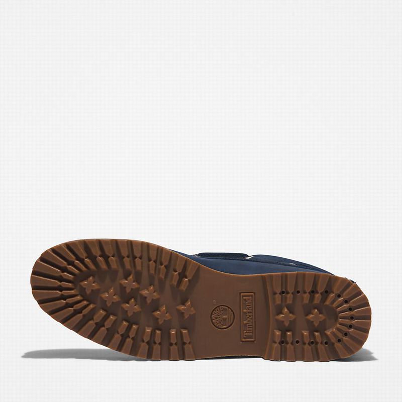 Timberland 3-Eye Lug Handsewn Boat Shoes Navy | 91119268