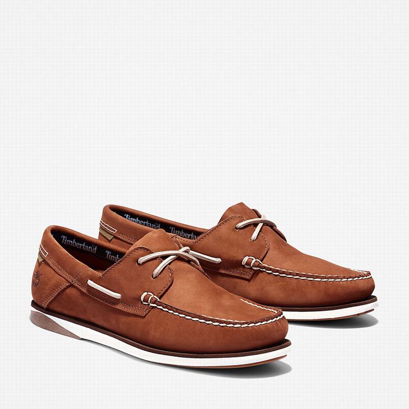 Timberland Atlantis Break Boat Shoes Brown | 61985579