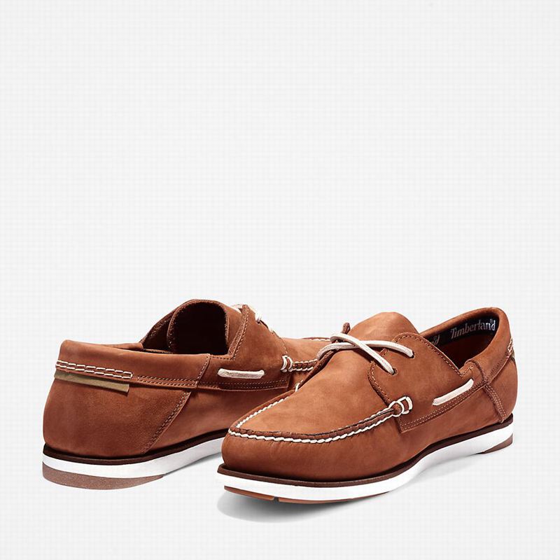 Timberland Atlantis Break Boat Shoes Brown | 61985579