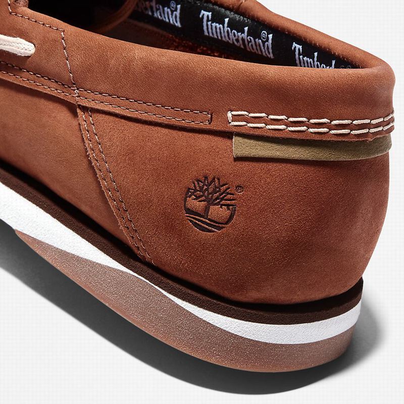 Timberland Atlantis Break Boat Shoes Brown | 61985579