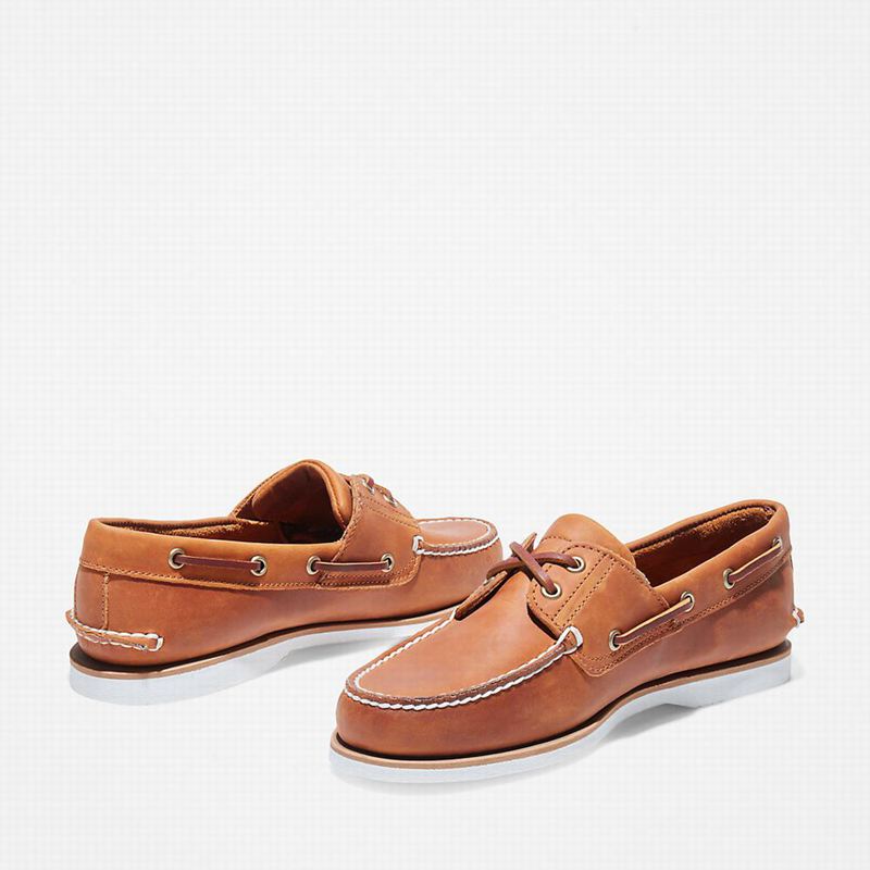 Timberland Classic Boat Shoes Orange | 22238295