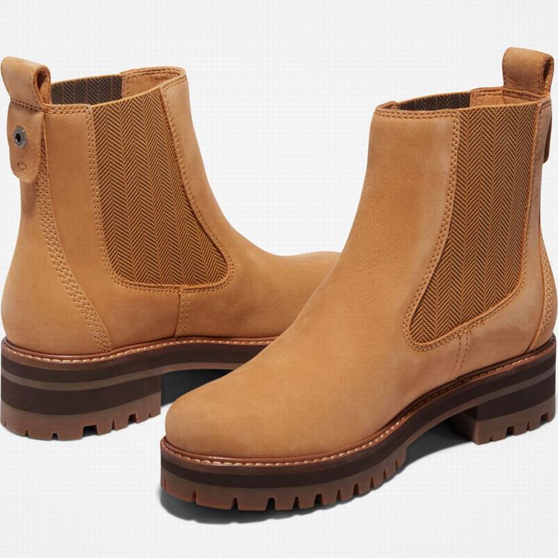 Timberland Courmayeur Valley Chelsea Boots Yellow | 18808582