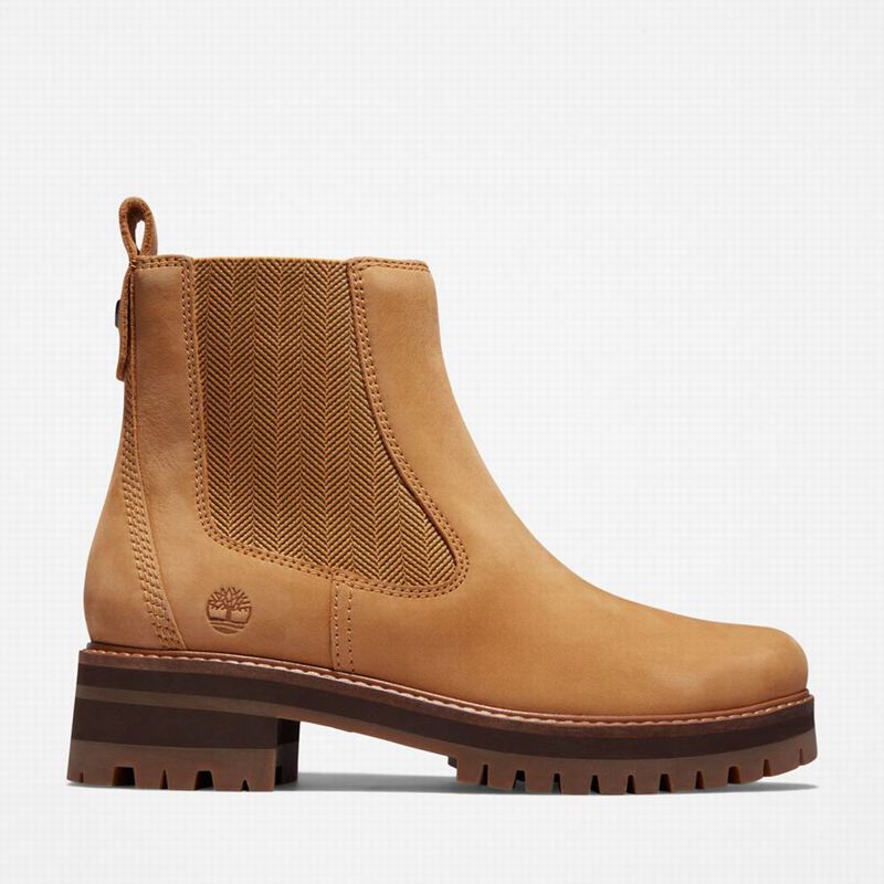 Timberland Courmayeur Valley Chelsea Boots Yellow | 18808582