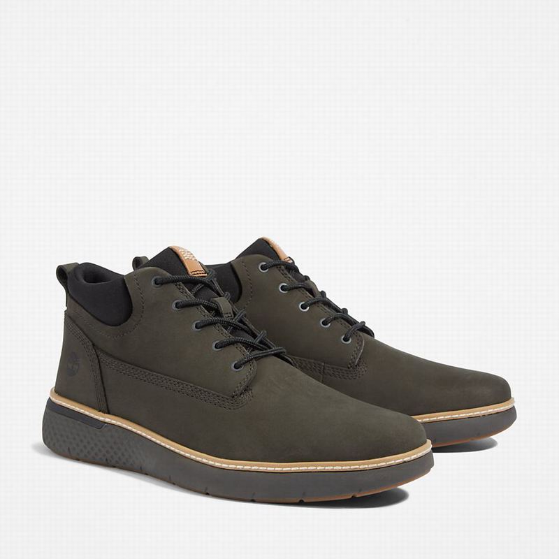 Timberland Cross Mark Chukka Boots Olive | 4963400