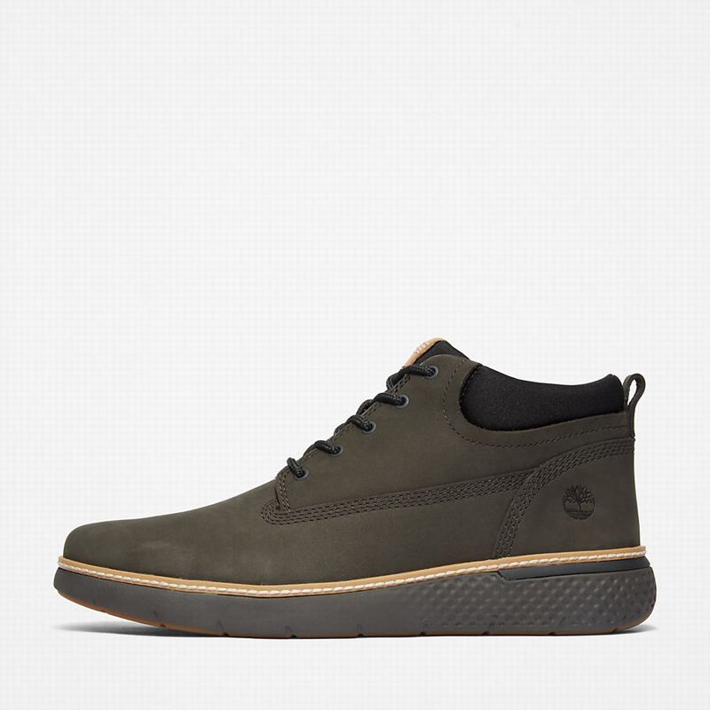 Timberland Cross Mark Chukka Boots Olive | 4963400