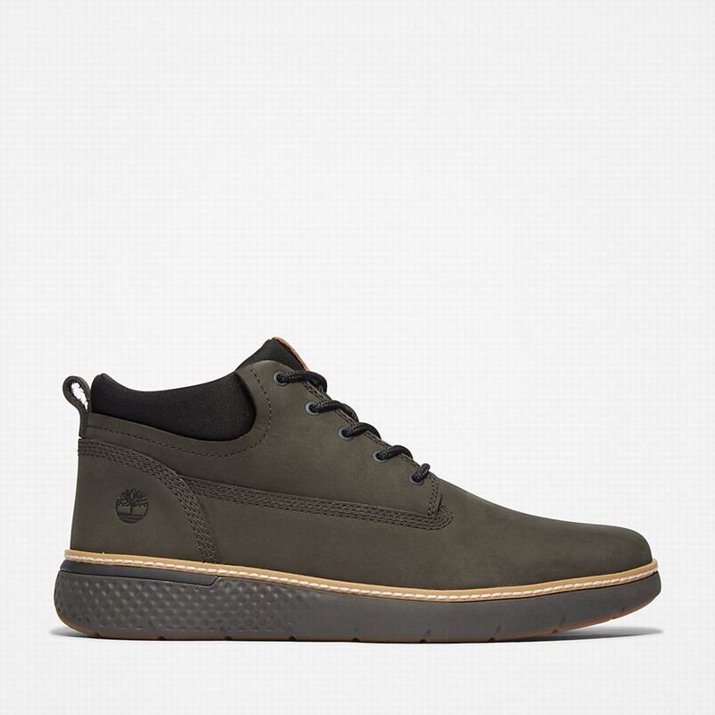Timberland Cross Mark Chukka Boots Olive | 4963400