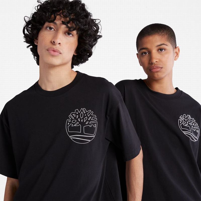 Timberland Dunstan River LS T-Shirts Black | 52411987