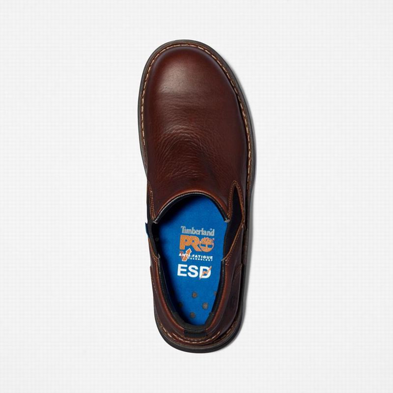 Timberland Gladstone Casual Steel Toe Work Shoes Coffee | 38653870