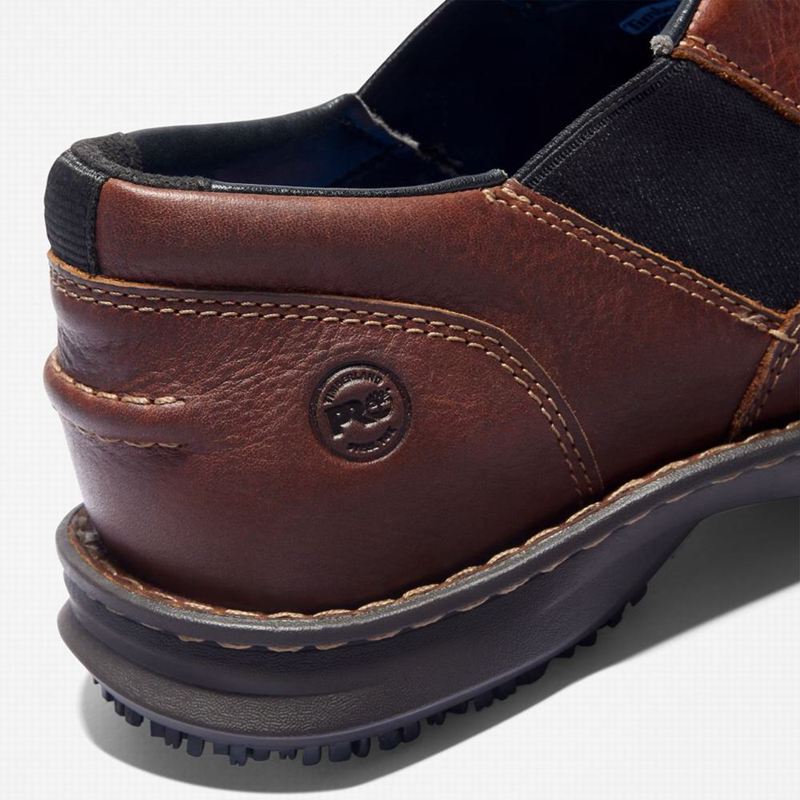 Timberland Gladstone Casual Steel Toe Work Shoes Coffee | 38653870