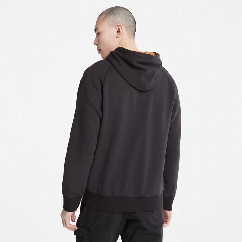Timberland Heritage Logo Hoodie Black | 45839742