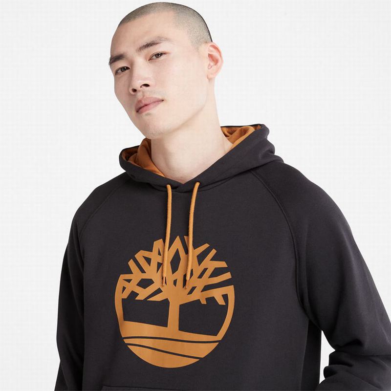 Timberland Heritage Logo Hoodie Black | 45839742