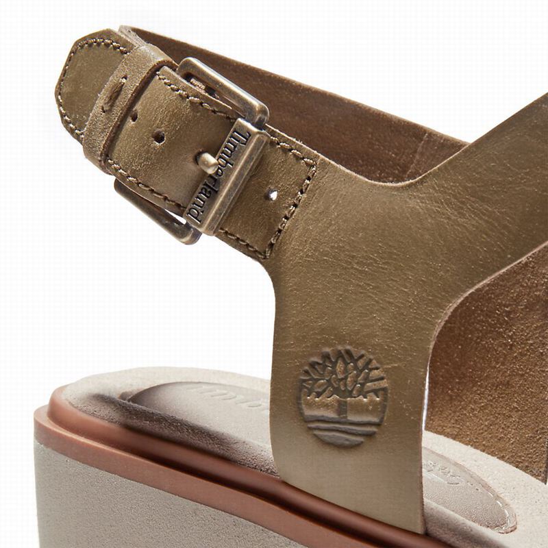 Timberland Koralyn Wedge Wedge Sandals Brown | 89596535