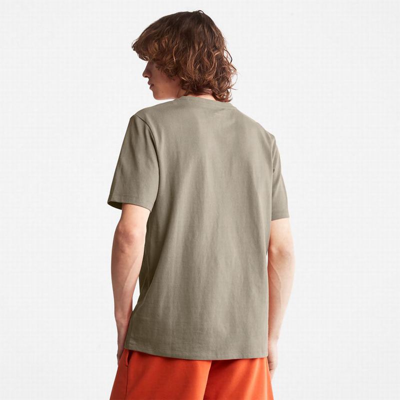 Timberland Logo T-Shirts Grey | 80333593