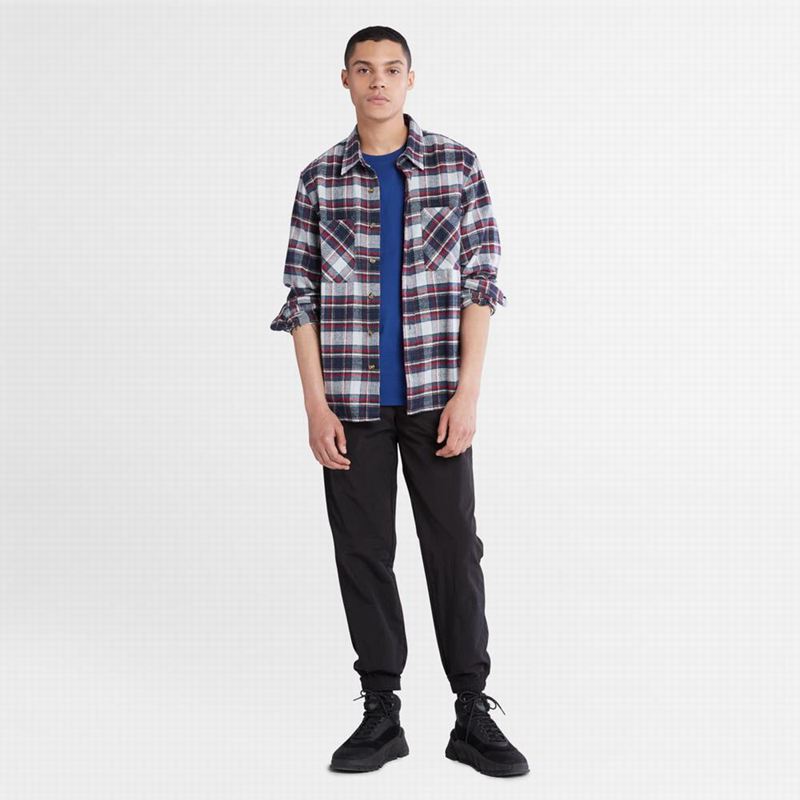 Timberland Logo-pocket T-Shirts Blue | 71774094