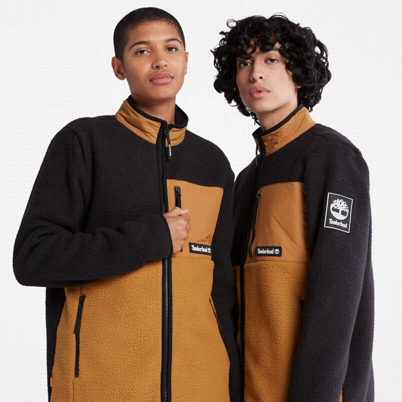 Timberland Outdoor Archive High-Pile Fleece Jackets Black | 75118064
