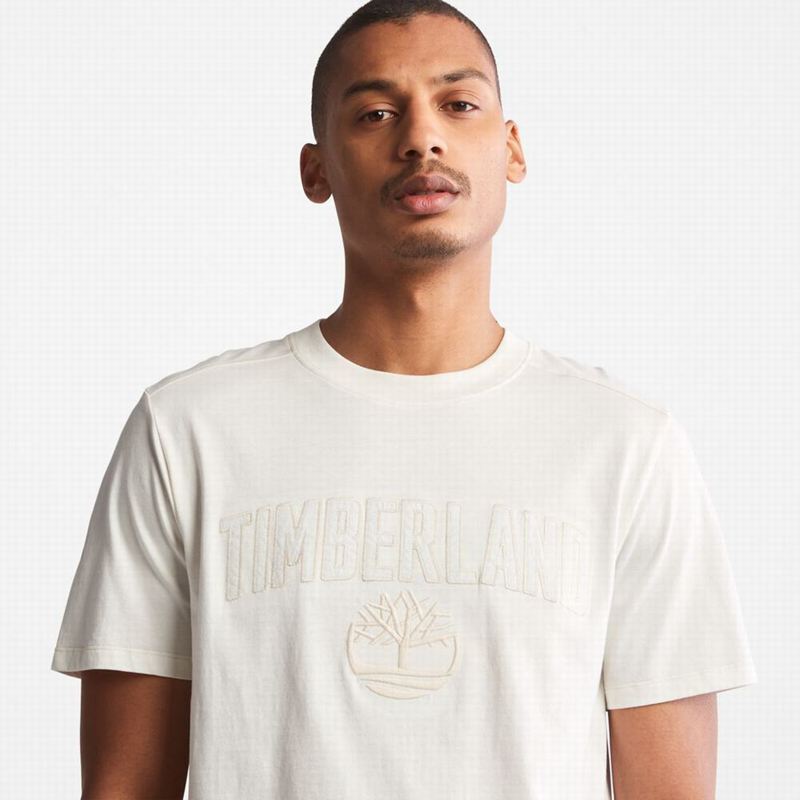 Timberland Outdoor Heritage Camo Tree-Logo T-Shirts White | 73173694