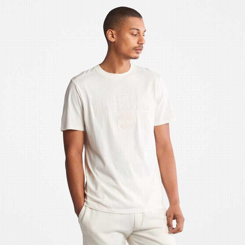 Timberland Outdoor Heritage Camo Tree-Logo T-Shirts White | 73173694