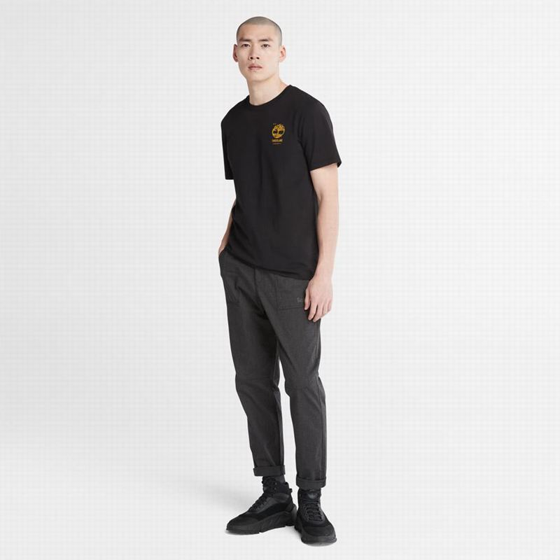 Timberland PRO Base Plate Wicking T-Shirts Black | 53787740