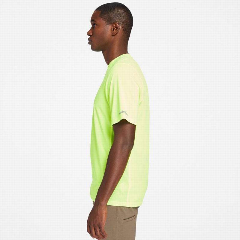 Timberland PRO Cotton Core Logo T-Shirts Yellow | 71506206