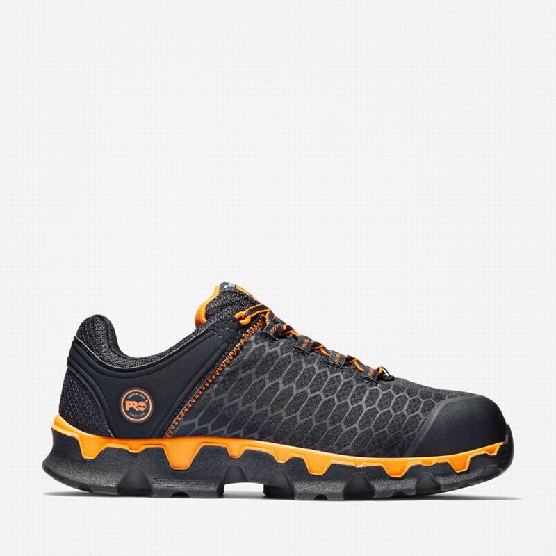 Timberland PRO Powertrain Sport Alloy Toe Work Shoes Black | 78085169