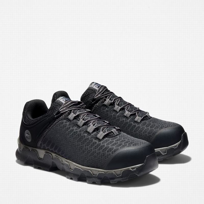 Timberland PRO Powertrain Sport Alloy Toe Work Shoes Black | 95671284