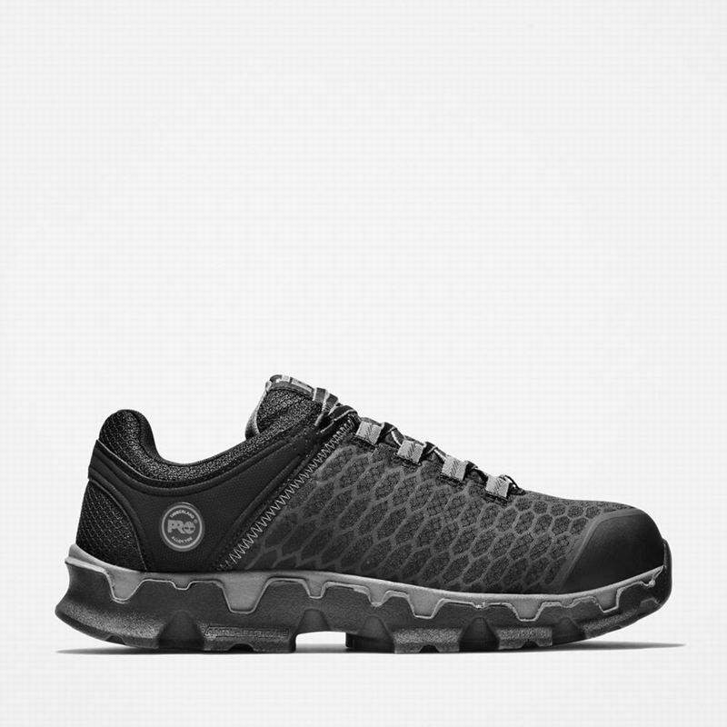 Timberland PRO Powertrain Sport Alloy Toe Work Shoes Black | 95671284