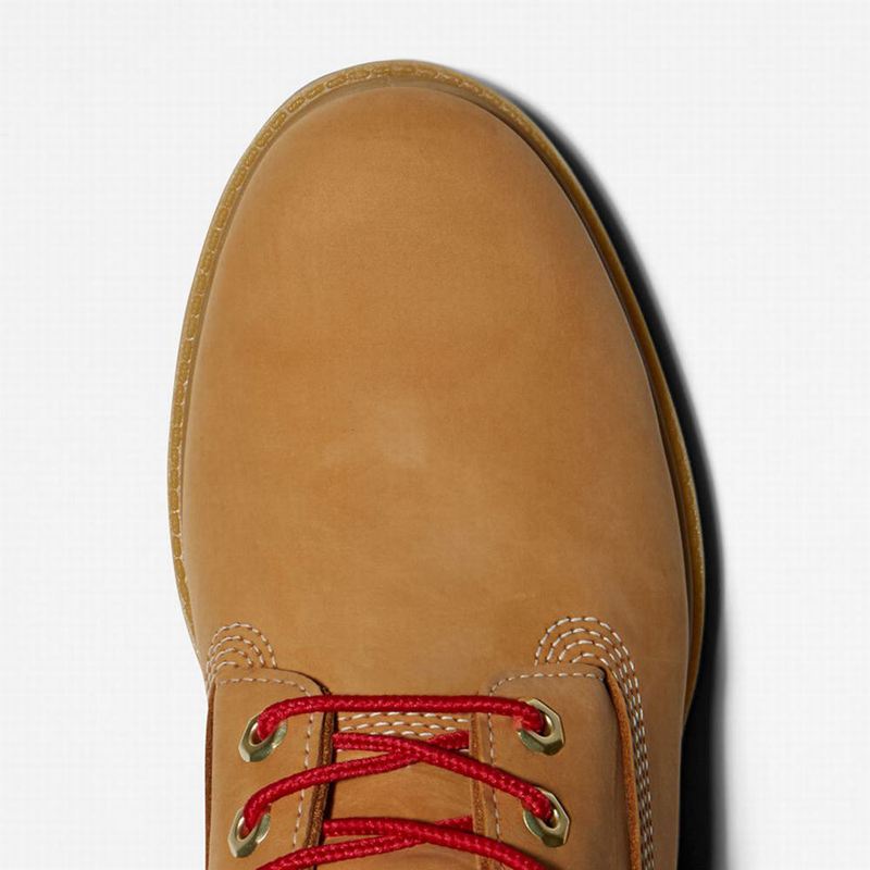 Timberland Premium 6 Inch Lux Leather Boots Yellow | 13812275