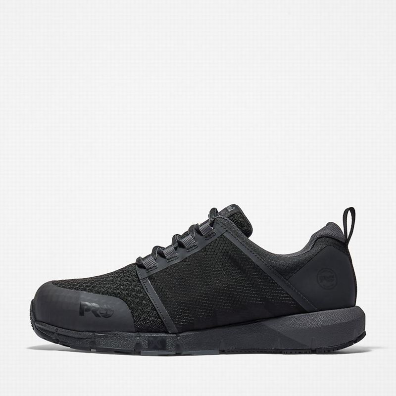 Timberland Radius Alloy-Toe Work Shoes Black | 56719973