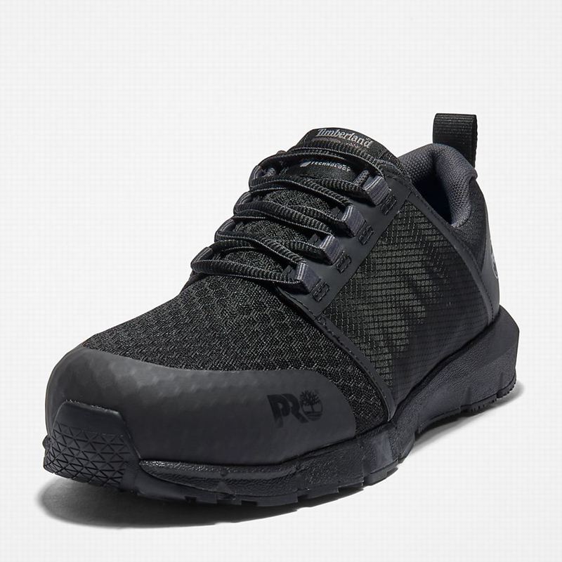 Timberland Radius Alloy-Toe Work Shoes Black | 56719973