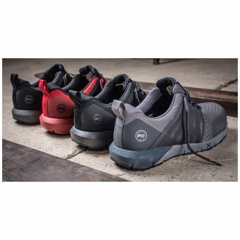 Timberland Radius Composite Toe Work Shoes Red | 41504442