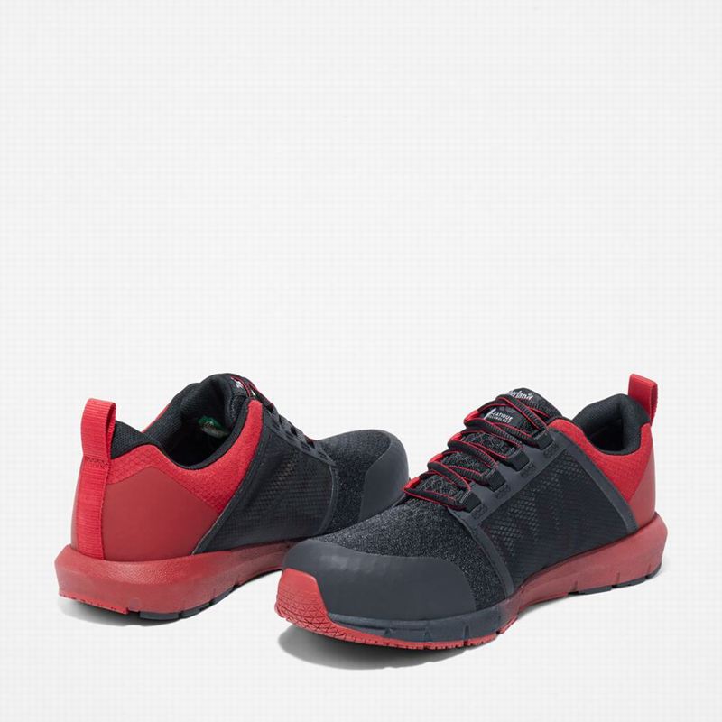 Timberland Radius Composite Toe Work Shoes Red | 41504442