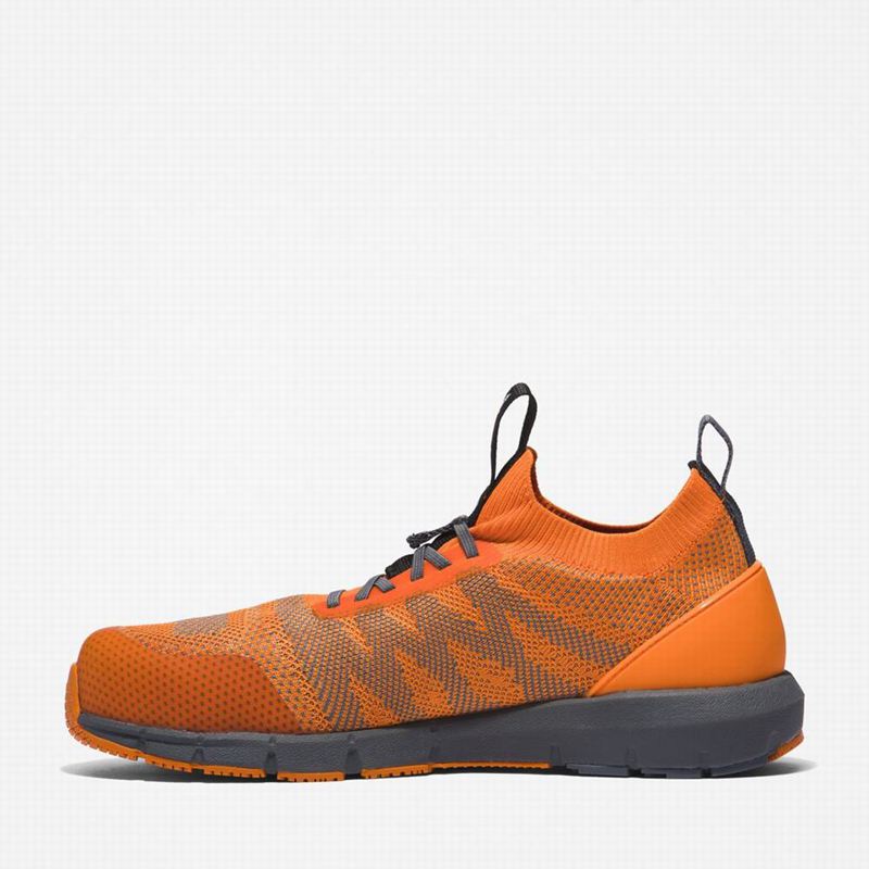 Timberland Radius Composite Toe Work Shoes Orange | 51277198