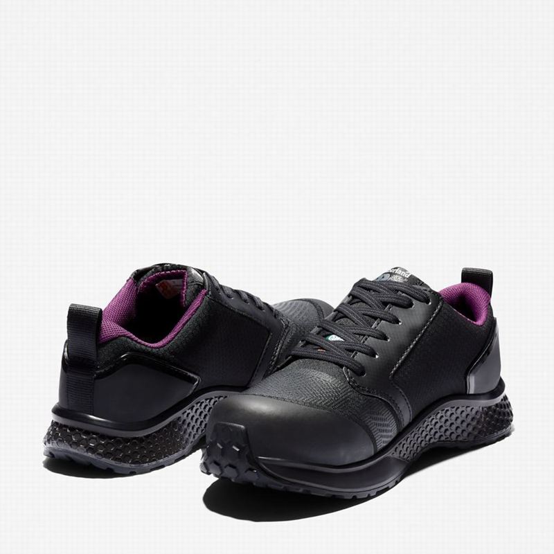 Timberland Reaxion Composite Toe Work Shoes Black | 4981247