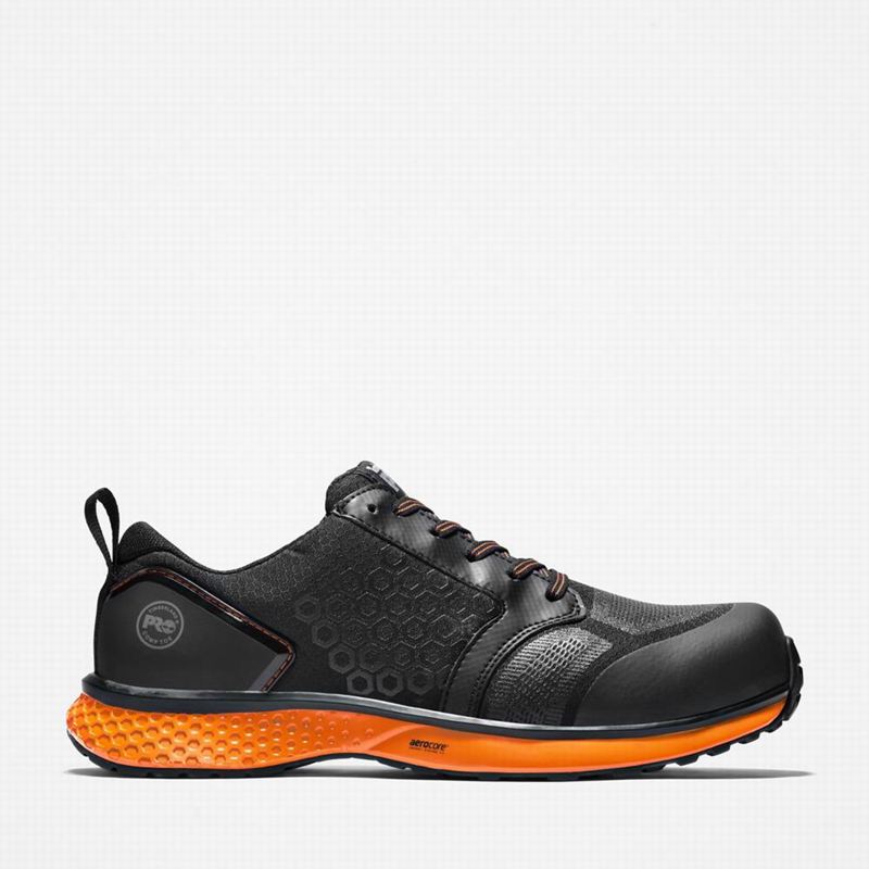 Timberland Reaxion Composite Toe Work Shoes Black | 95445664