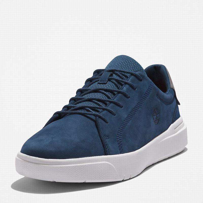 Timberland Seneca Bay Leather Sneakers Blue | 93357722