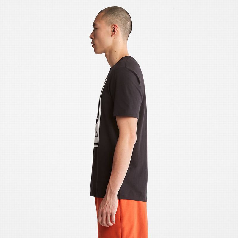 Timberland Stack Logo T-Shirts White | 56884927