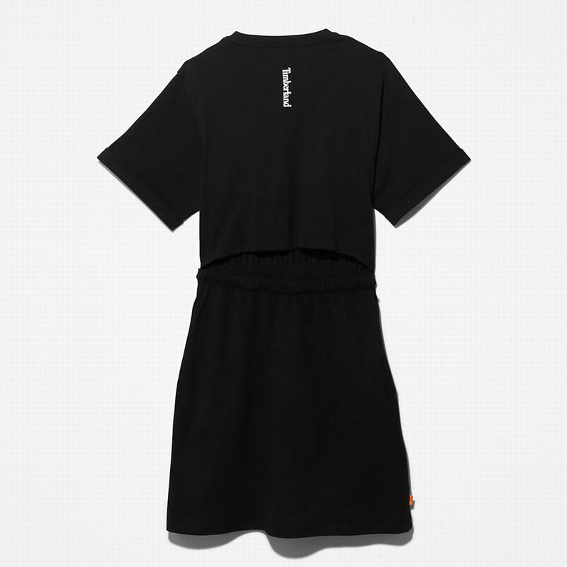 Timberland T-Shirt Dress Black | 5403165