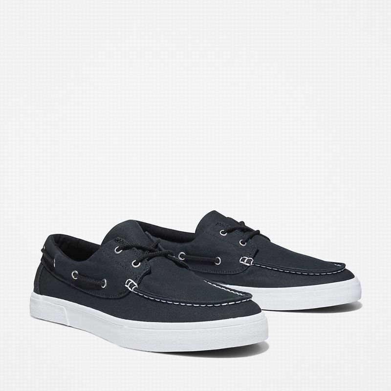 Timberland Union Wharf 2.0 EK+ Boat Shoes Black | 12985373