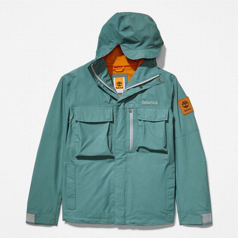 Timberland Water-Repellent Street Cropped Jackets Turquoise | 17544210