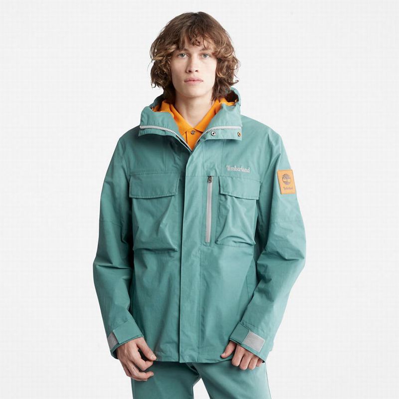 Timberland Water-Repellent Street Cropped Jackets Turquoise | 17544210