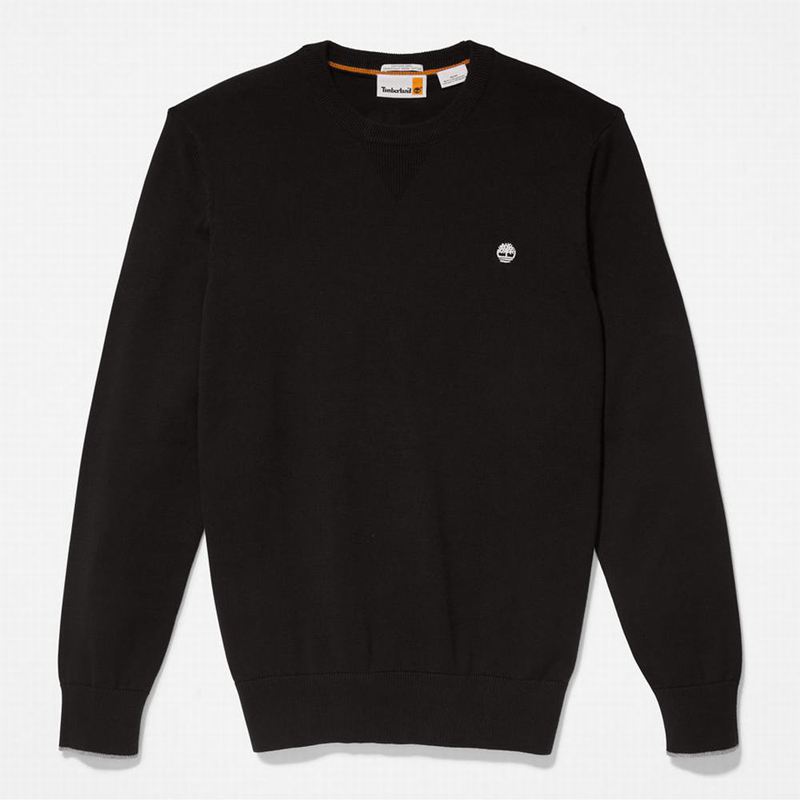 Timberland Williams River Organic Cotton Sweaters Black | 81691168