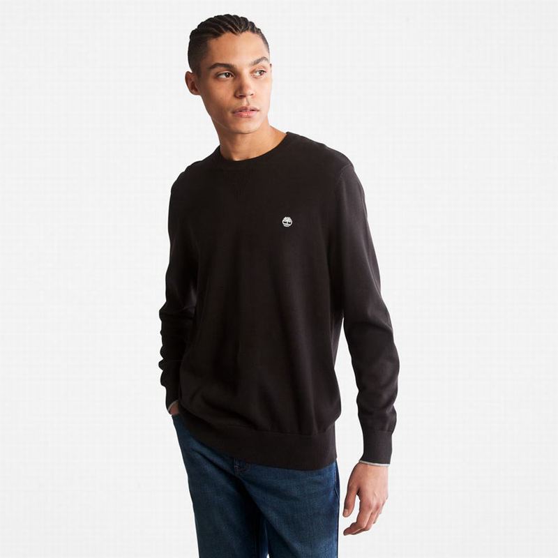 Timberland Williams River Organic Cotton Sweaters Black | 81691168
