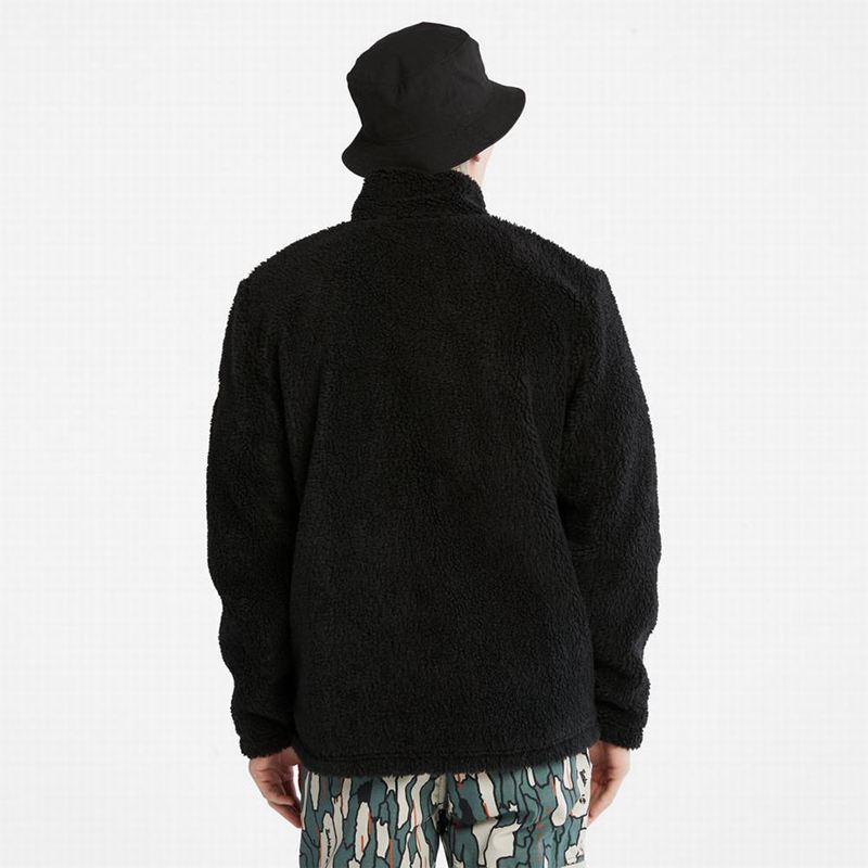 Timberland Zip-Front Fleece Jackets Black | 72676488