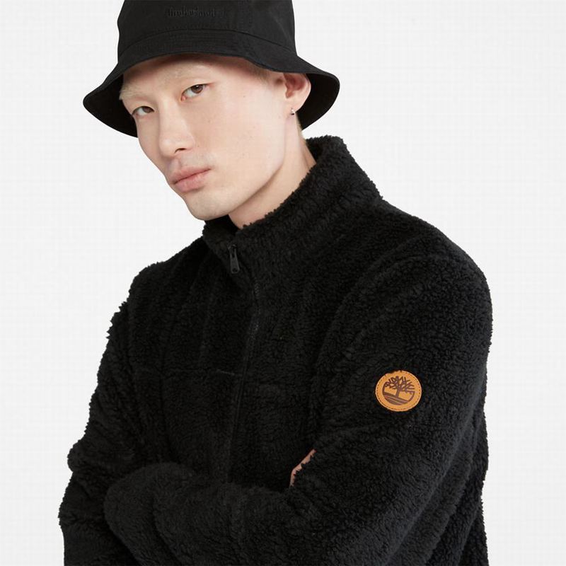 Timberland Zip-Front Fleece Jackets Black | 72676488