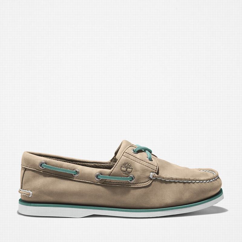 Timberland 2-Eye Classic Boat Shoes Beige | 7715256